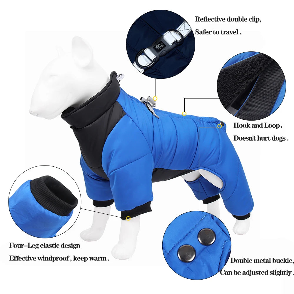 Wasserdichter Winter-Hundeoverall