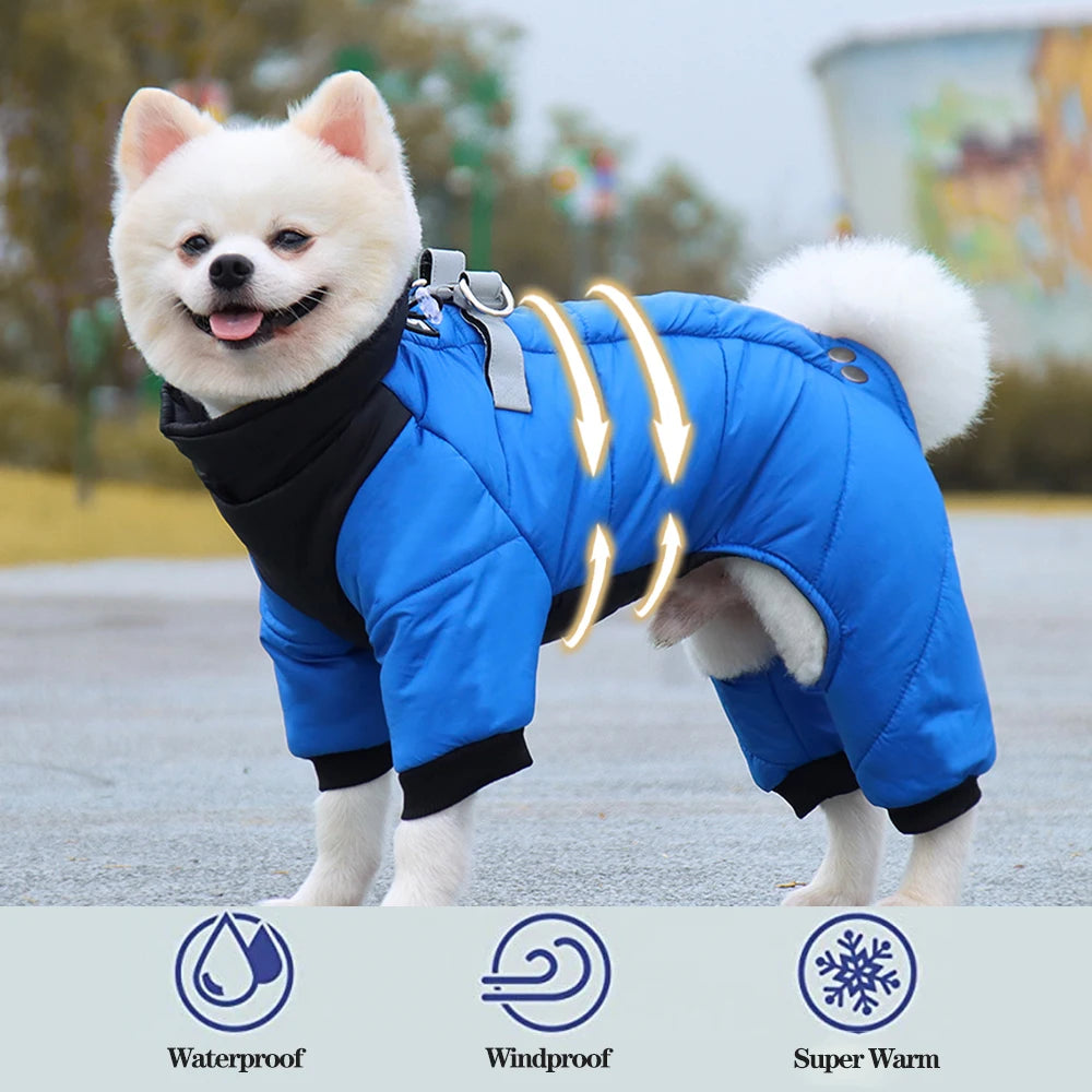 Wasserdichter Winter-Hundeoverall
